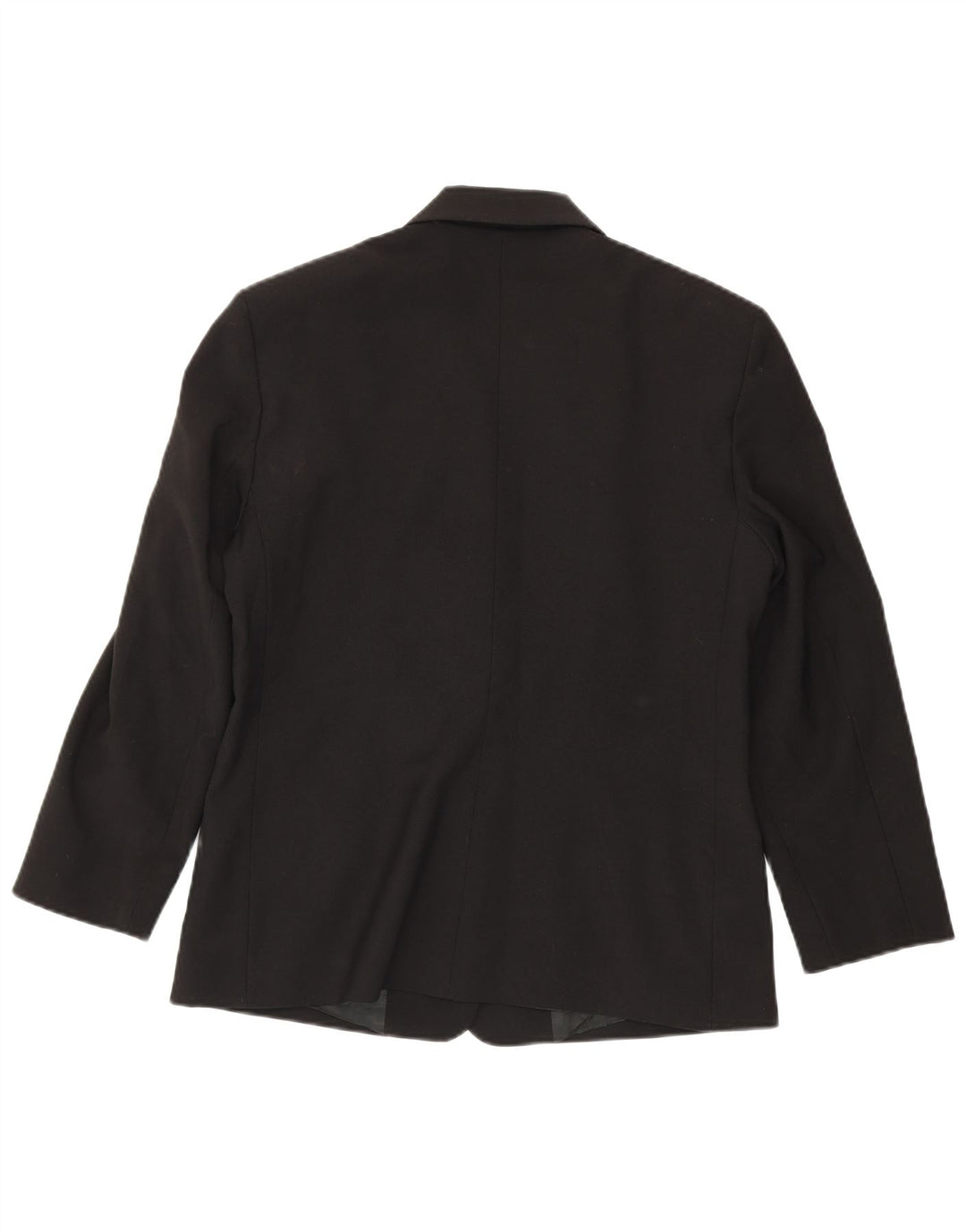 Jaqueta Blazer Feminina Benetton com 3 Botões IT 46 Grande Poliéster Preto