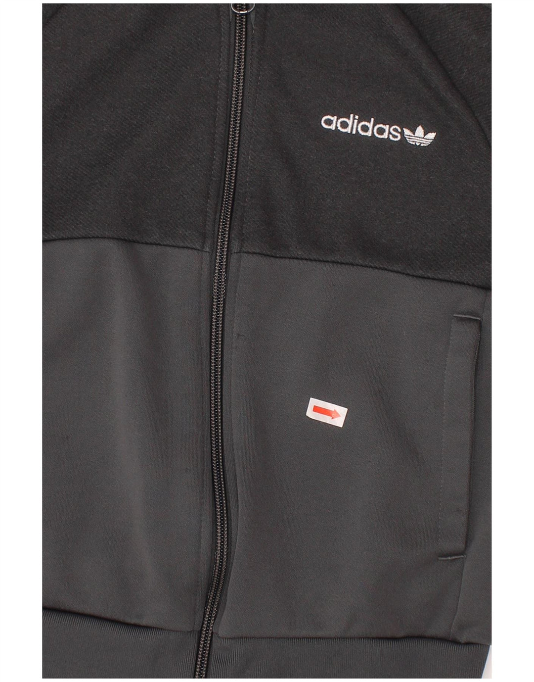 Jaqueta ADIDAS Menino Graphic Tracksuit 6-7 Anos Cinza Poliéster