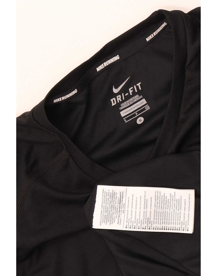 Camiseta Nike Masculina Dri Fit Top Pequeno Poliéster Preto