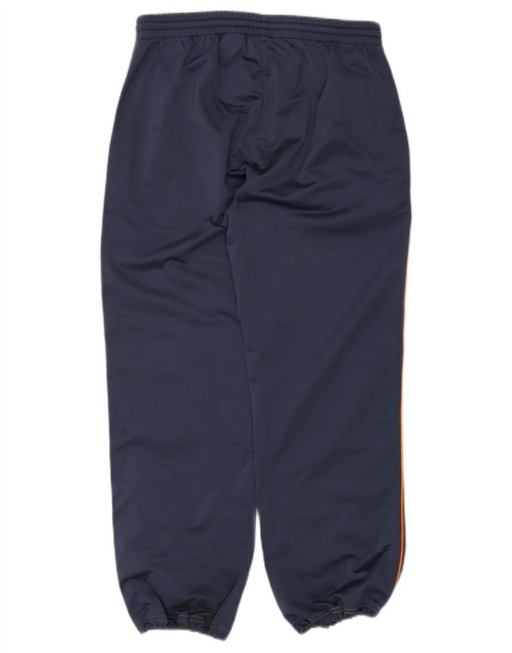 Calça de treino masculina Diadora Joggers grande poliéster azul marinho