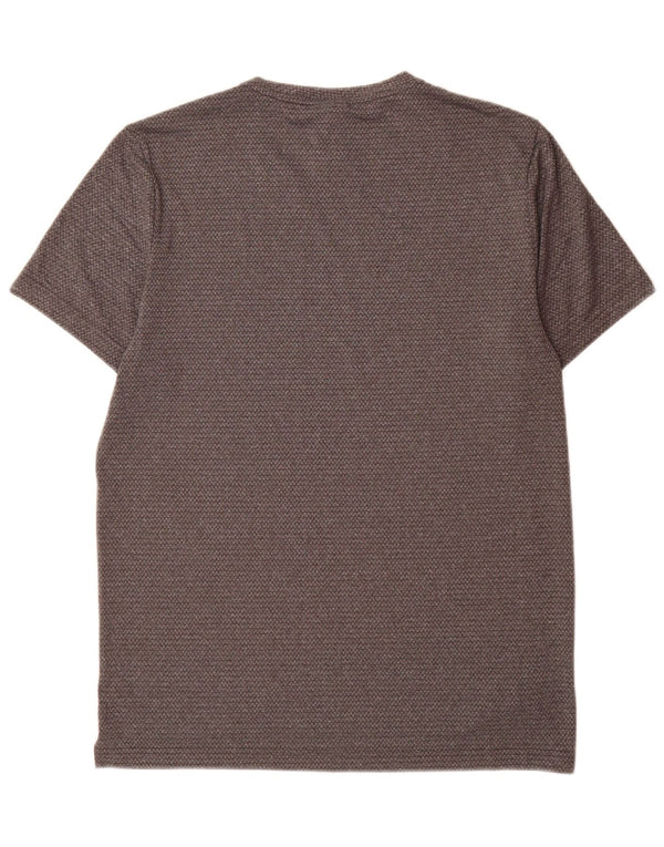 Reebok Mens Speedwick T-Shirt Top Cinza Médio Poliéster