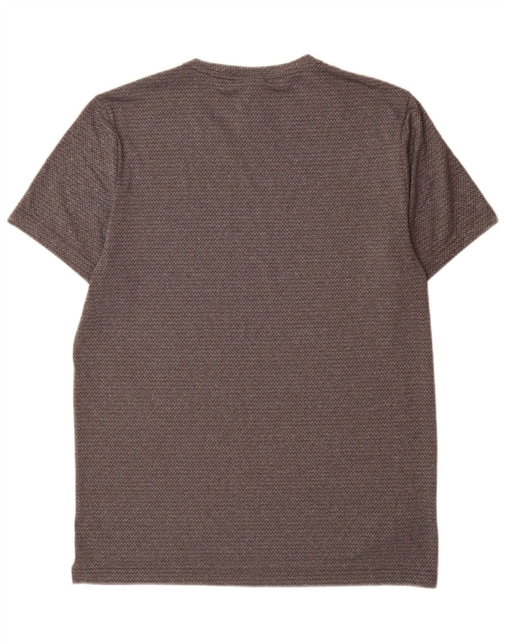 Reebok Mens Speedwick T-Shirt Top Cinza Médio Poliéster