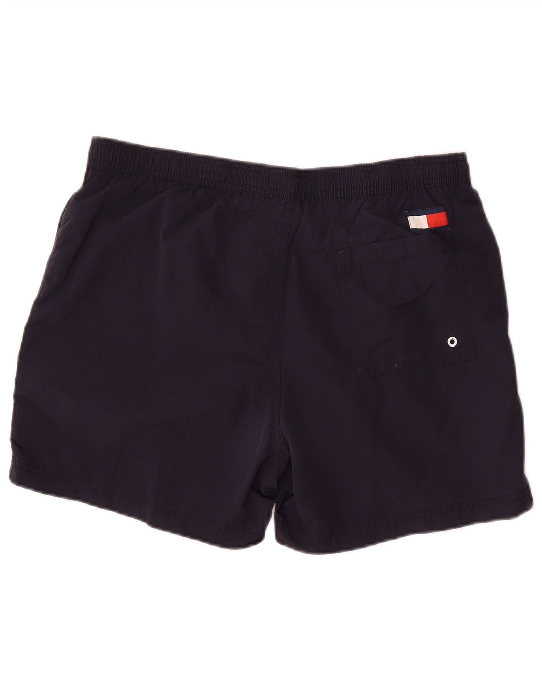 Shorts de natação masculino Tommy Hilfiger grande praia de poliamida azul marinho