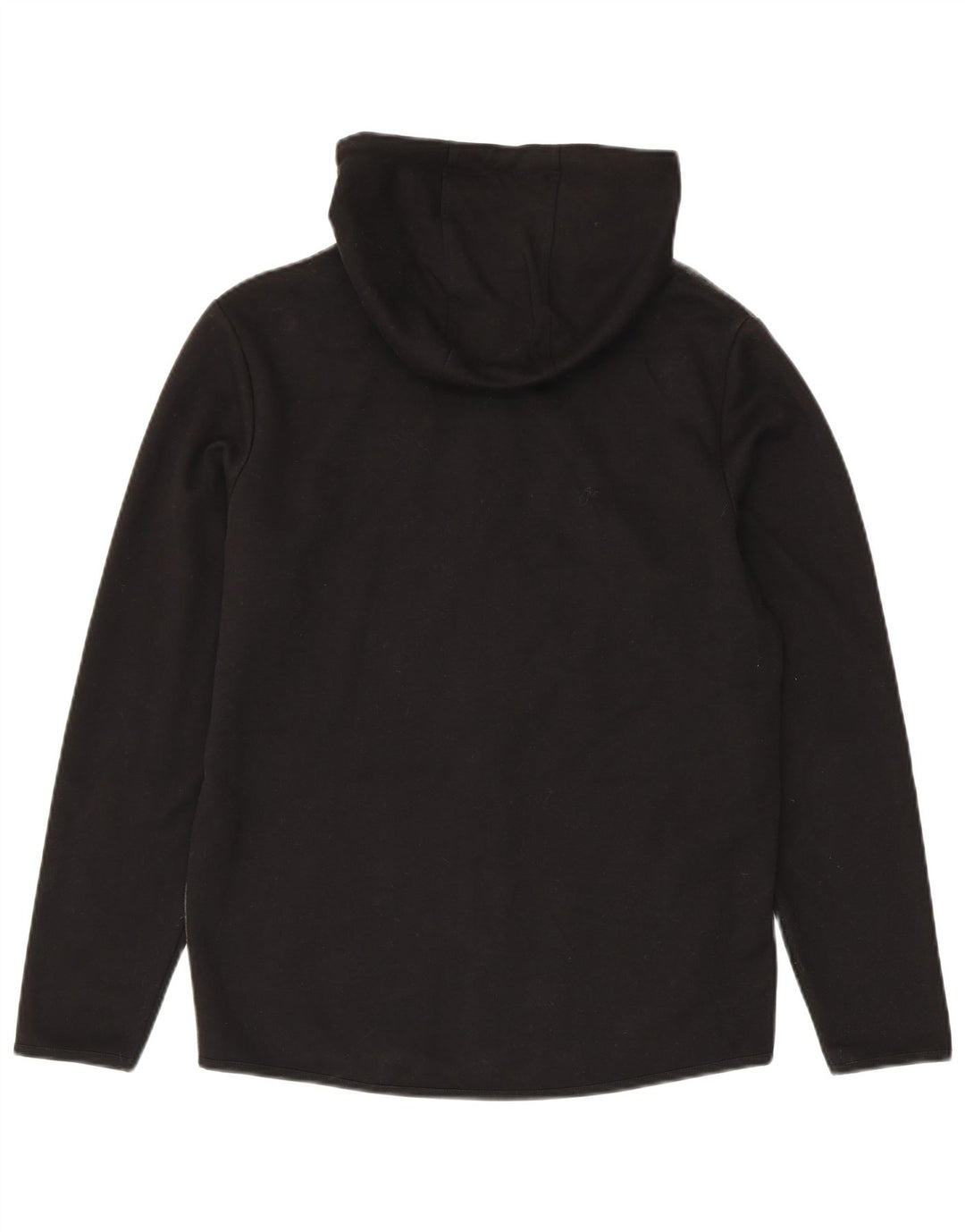 Suéter masculino com capuz e zíper Jack & Jones médio preto colorblock poliéster