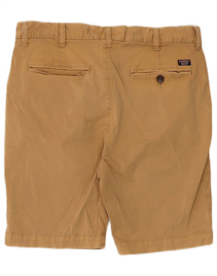 Superdry Mens Chino Shorts Médio W32 Algodão Bege