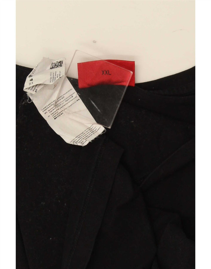 Camiseta masculina Hugo Boss Top 2XL algodão preto