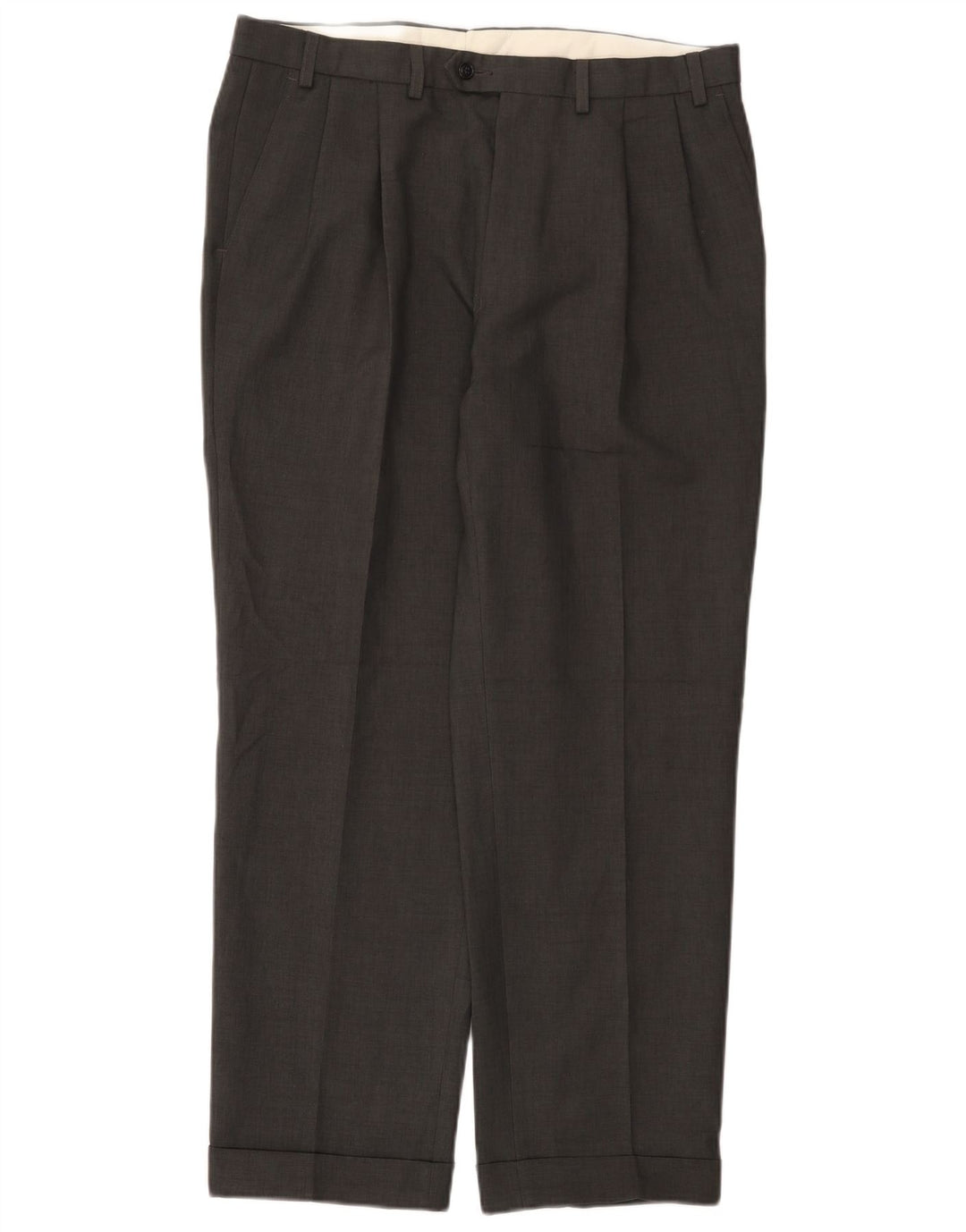 Calça masculina Marks & Spencer Pegged Suit W36 L29 cinza poliéster