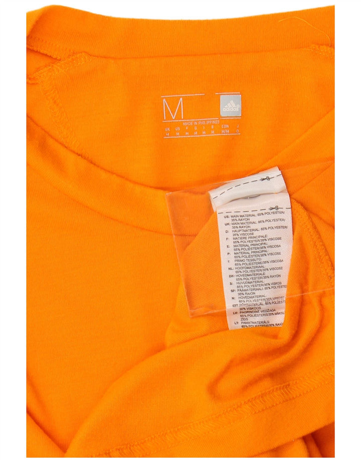 Camiseta masculina ADIDAS Top laranja médio poliéster