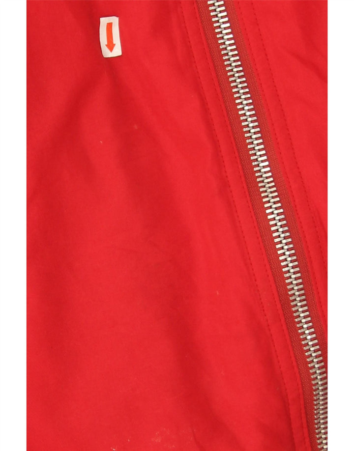 Jaqueta acolchoada masculina Polbot Loose Fit UK 38 poliéster vermelho médio