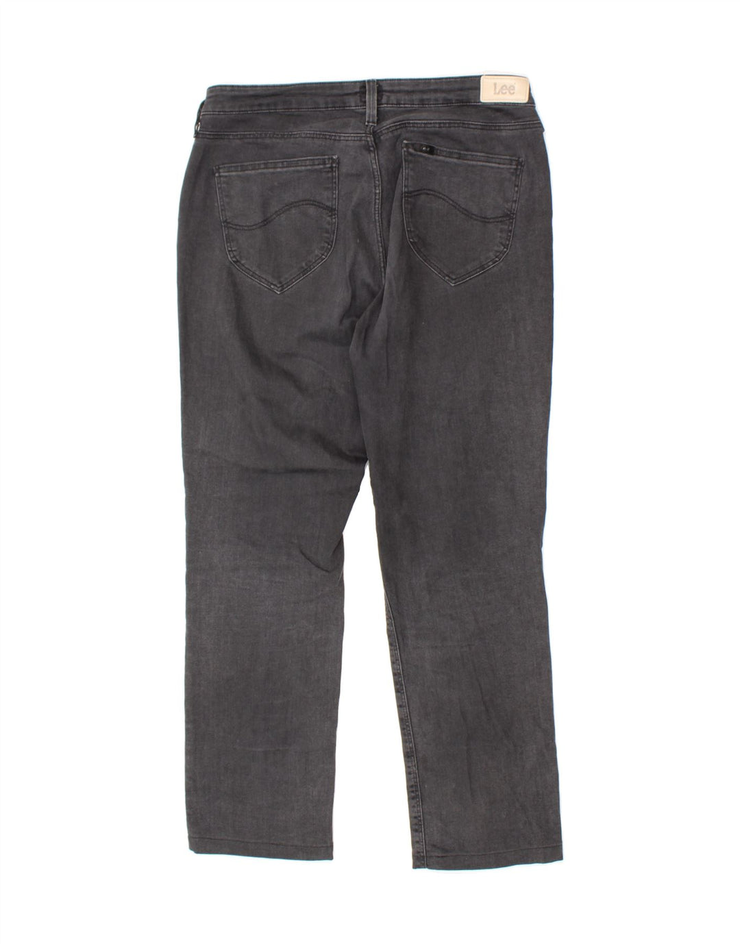 LEE Womens Marion Straight Jeans W34 L27 Grey Cotton Vintage Lee and Second-Hand Lee from Messina Hembry 