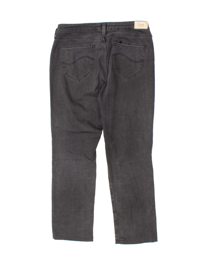 LEE Womens Marion Straight Jeans W34 L27 Grey Cotton Vintage Lee and Second-Hand Lee from Messina Hembry 