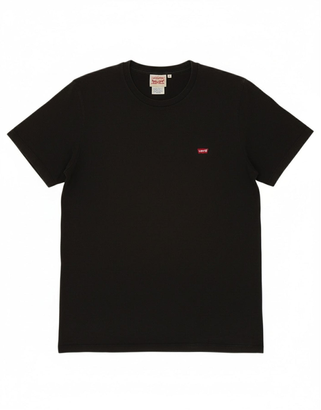 Camiseta masculina LEVI'S Top médio algodão preto