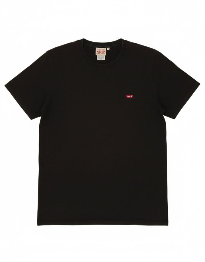 Camiseta masculina LEVI'S Top médio algodão preto