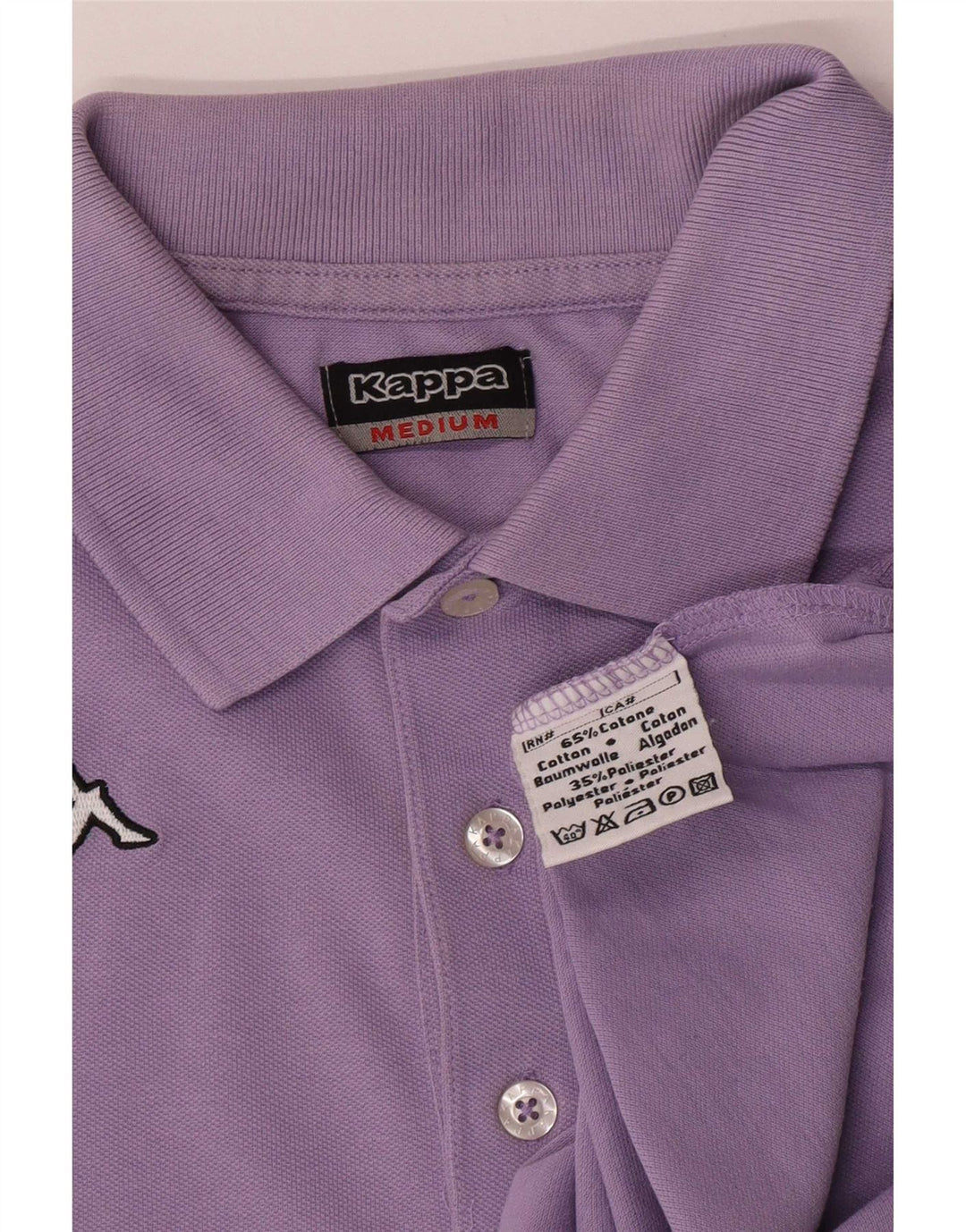 Camisa polo masculina Kappa médio algodão roxo