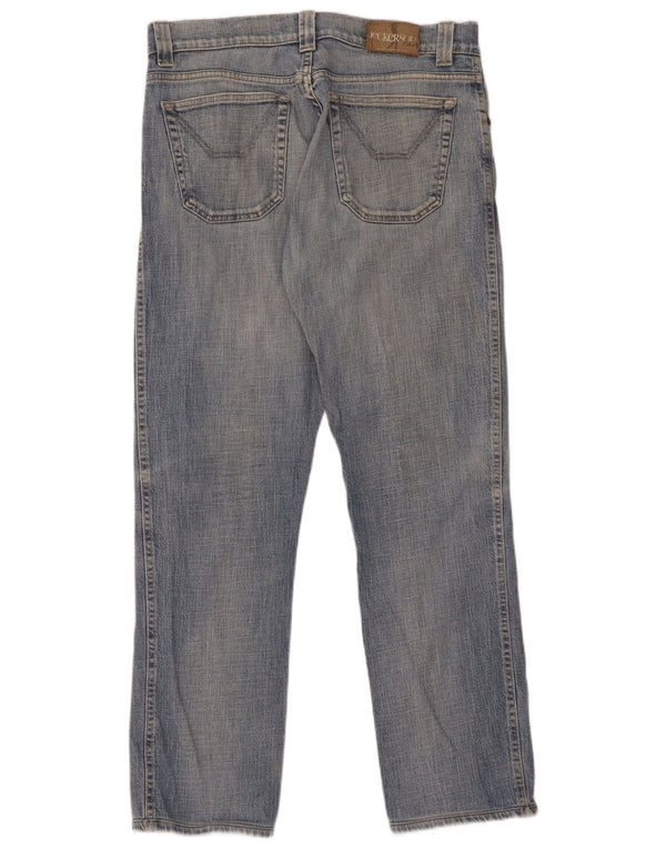 Jeans retos masculinos Jeckerson W34 L31 algodão azul