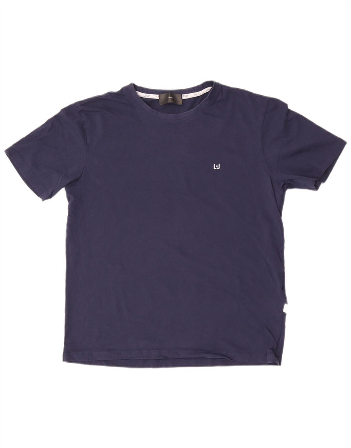 Camiseta masculina Liu Jo Top médio algodão azul marinho