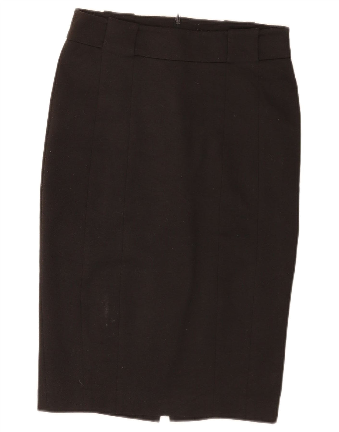 Saia lápis feminina Zara pequena W26 poliéster preto
