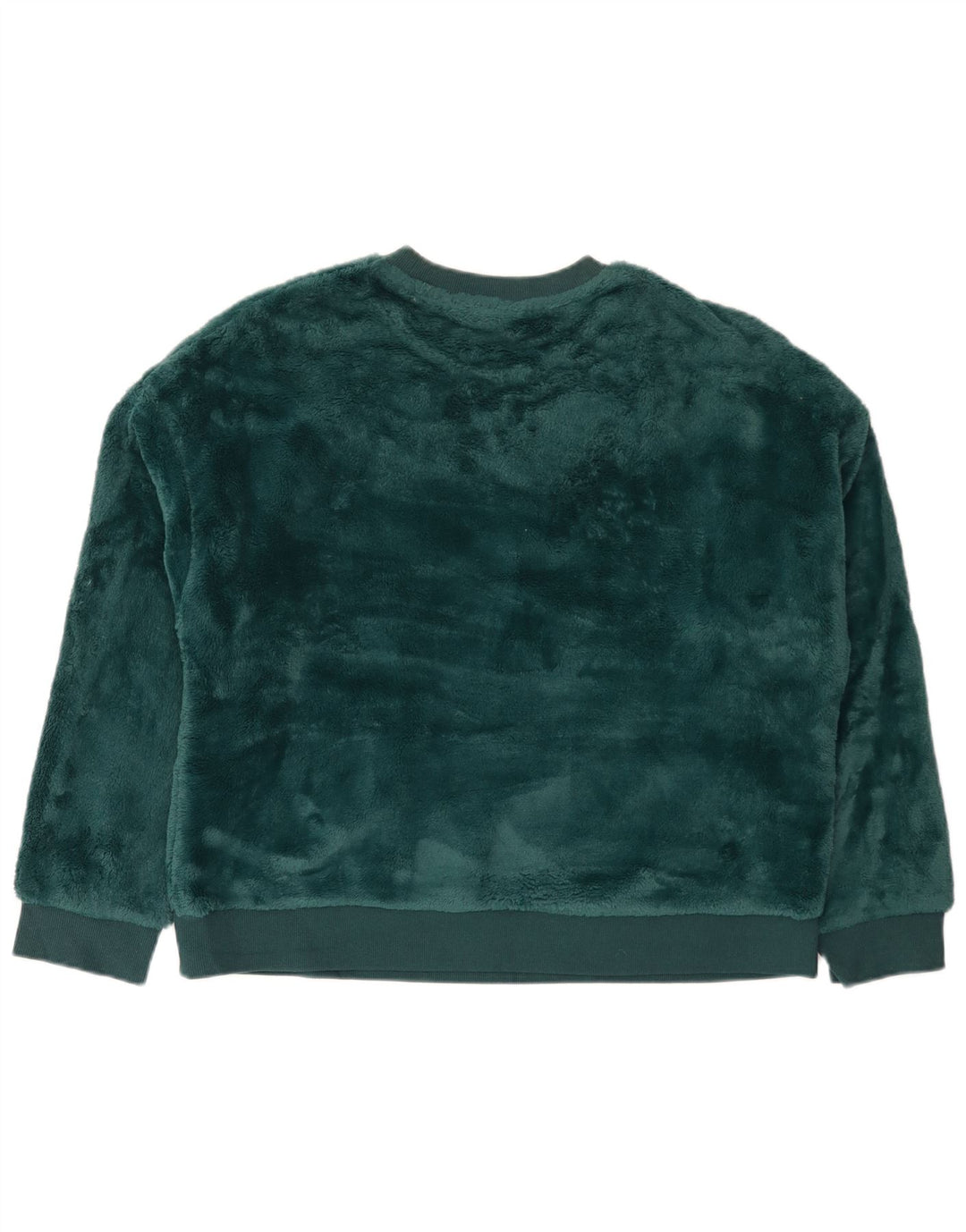 Suéter feminino de veludo Marks & Spencer Reino Unido 14 verde médio