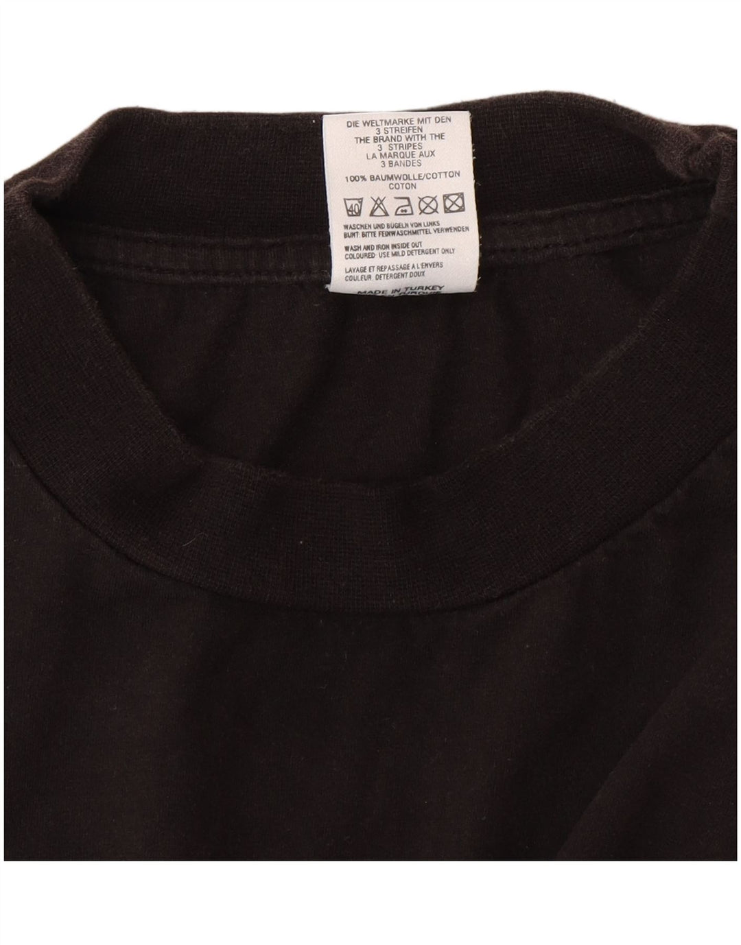 Camiseta masculina Adidas Top XL algodão preto