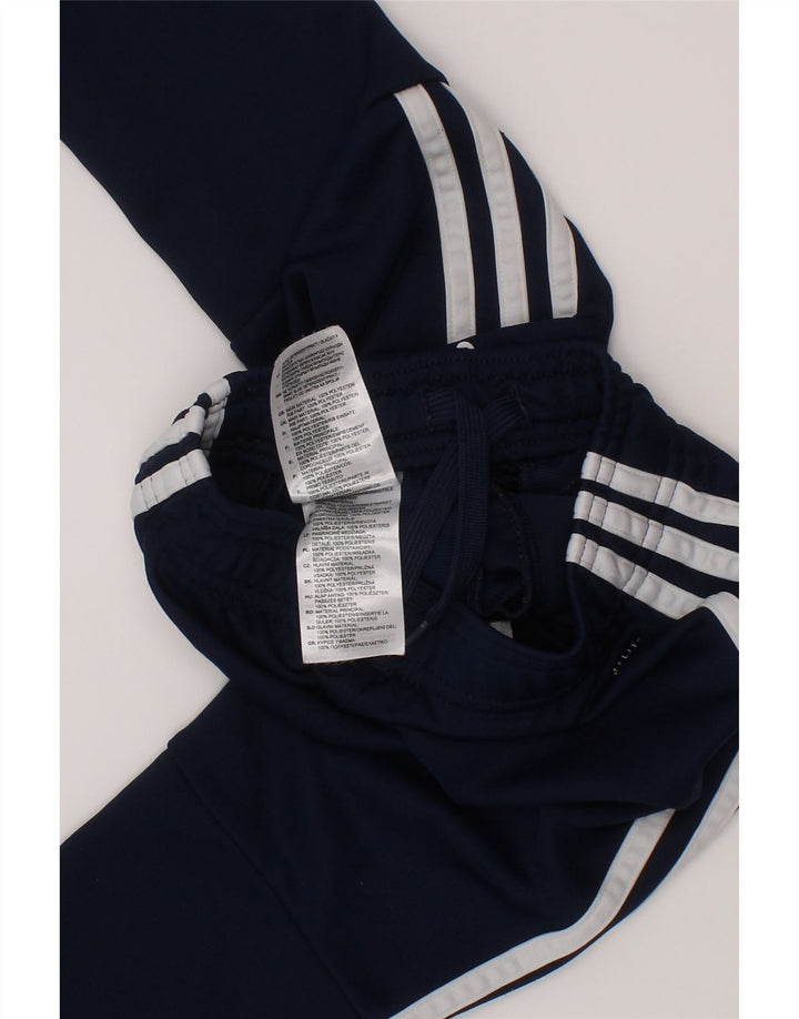 Calças de treino Adidas Boys Climalite 2-3 anos azul marinho poliéster