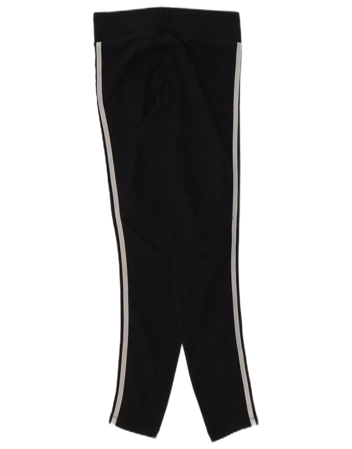 Leggings Adidas Femininas UK 8 Pequenas Algodão Preto