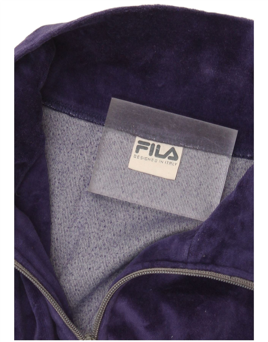 Jaqueta feminina FILA Velvet Tracksuit UK 16 Grande Roxo