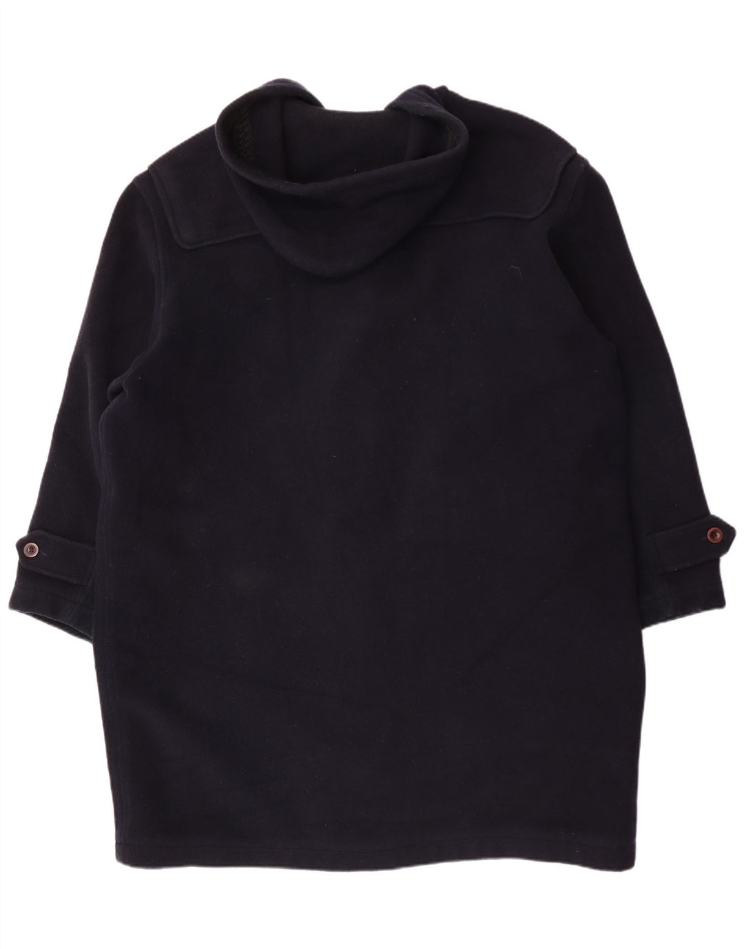 Casaco masculino com capuz BENETTON IT 54 2XL lã azul marinho
