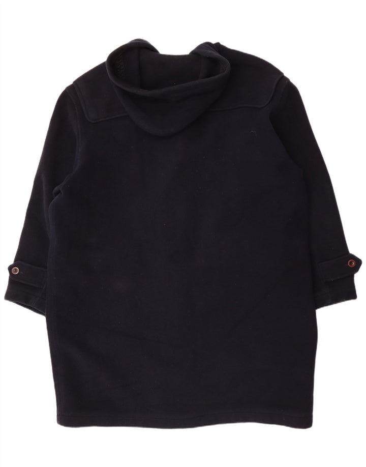 Casaco masculino com capuz BENETTON IT 54 2XL lã azul marinho