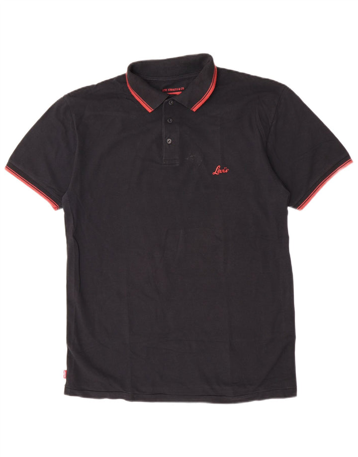 Camisa polo masculina Levi's 2XL algodão preto