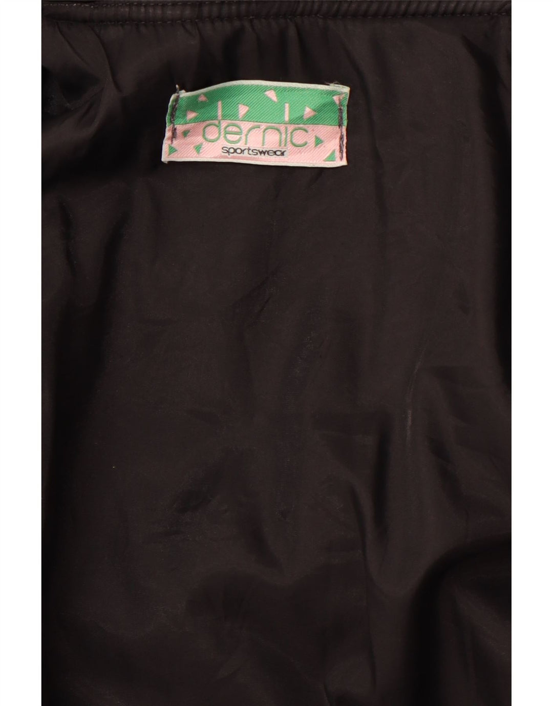 Jaqueta bomber masculina DERNIC Alaska Naval Base Graphic UK 40 grande preta anos 80