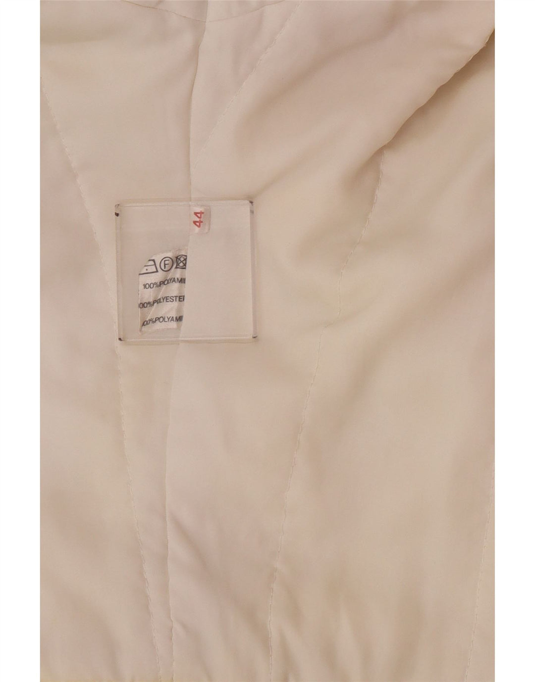 Jaqueta corta-vento oversized feminina vintage EU 44 XL poliamida amarela
