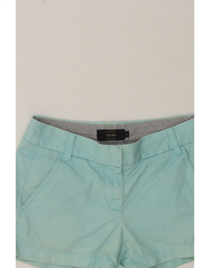 J. CREW Womens Chino Shorts US 0 XS W28 Turquoise Cotton Vintage J. Crew and Second-Hand J. Crew from Messina Hembry 
