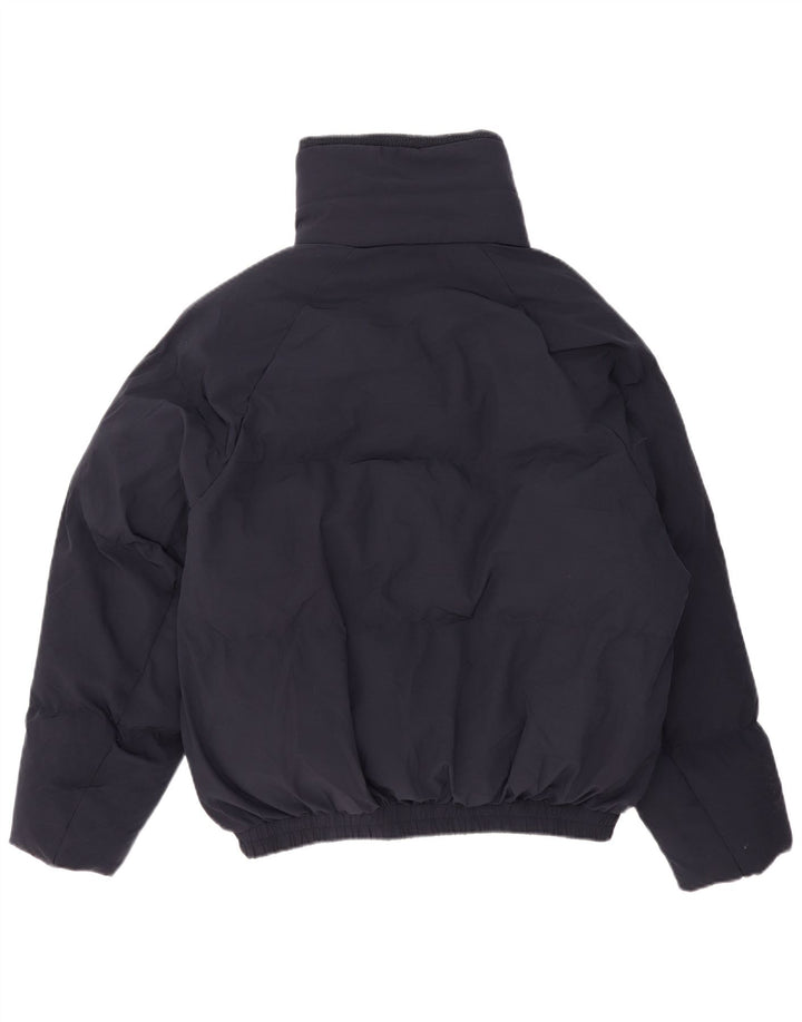 Jaqueta acolchoada masculina Zara Loose Fit UK 38 Médio Azul Marinho