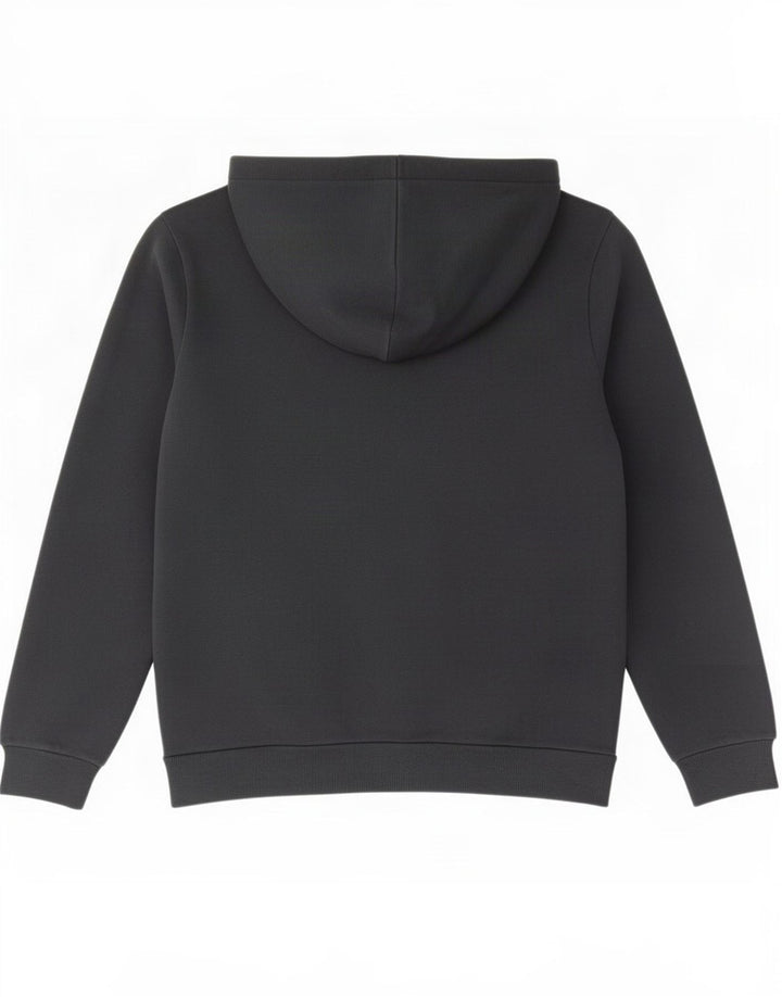 Suéter Puma masculino com capuz e zíper pequeno preto
