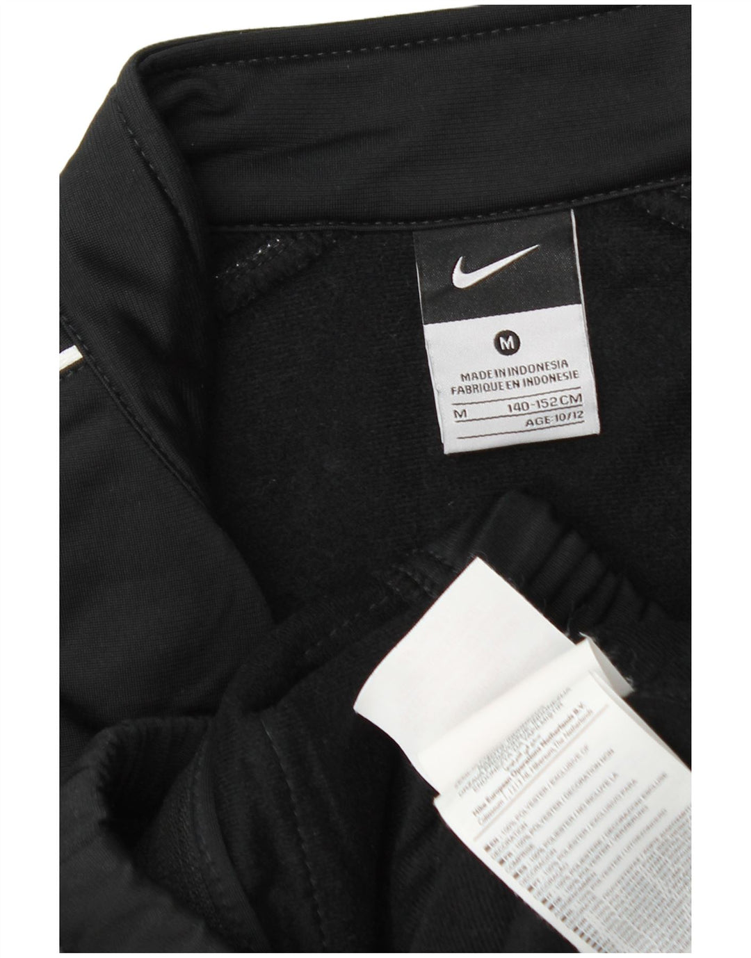 Jaqueta Nike Boys Juventus Tracksuit Top 10-11 Anos Médio Preto Poliéster