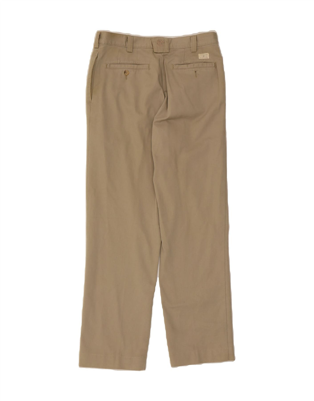 TIMBERLAND Mens Straight Chino Trousers W32 L30 Beige Cotton Vintage Timberland and Second-Hand Timberland from Messina Hembry 