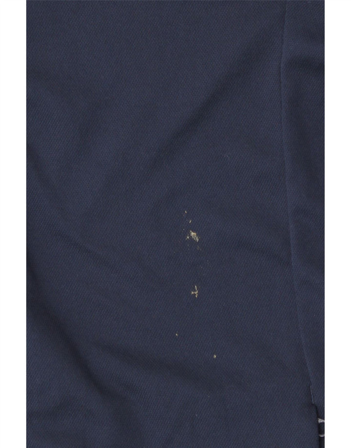 Nike Mens Treino Top Jaqueta Pequena Azul Marinho Poliéster Esportes