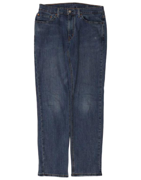 Levi's Masculino 541 Athletic Straight Jeans W32 L34 Azul Algodão