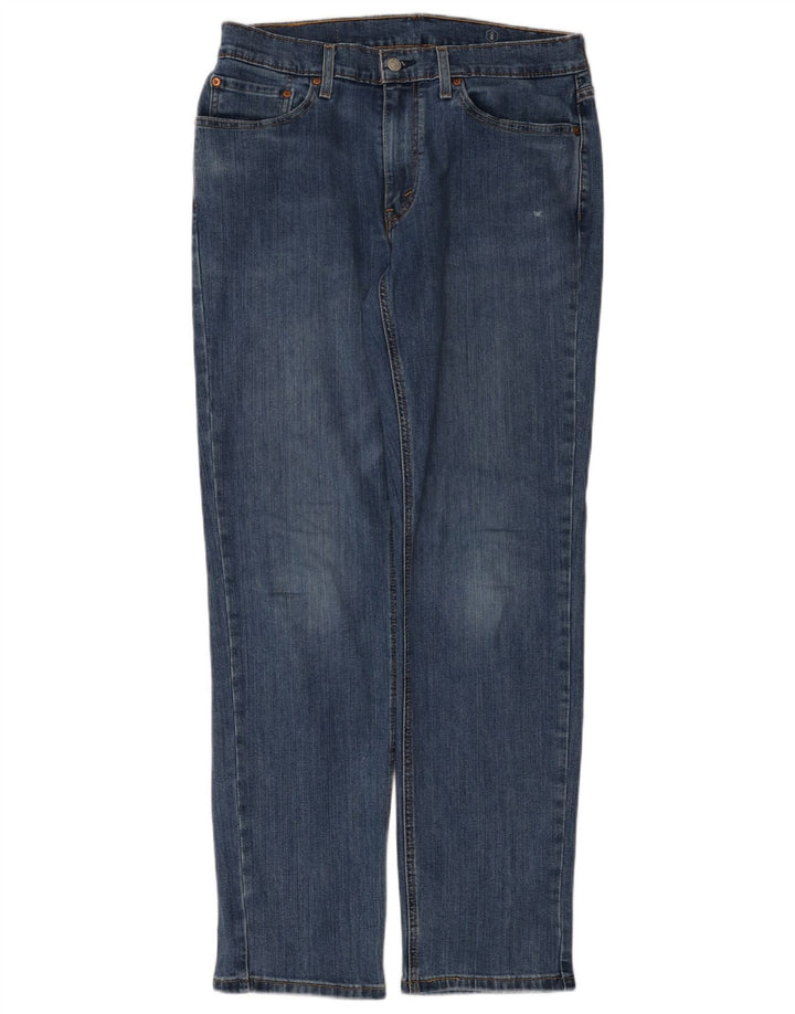 Levi's Masculino 541 Athletic Straight Jeans W32 L34 Azul Algodão