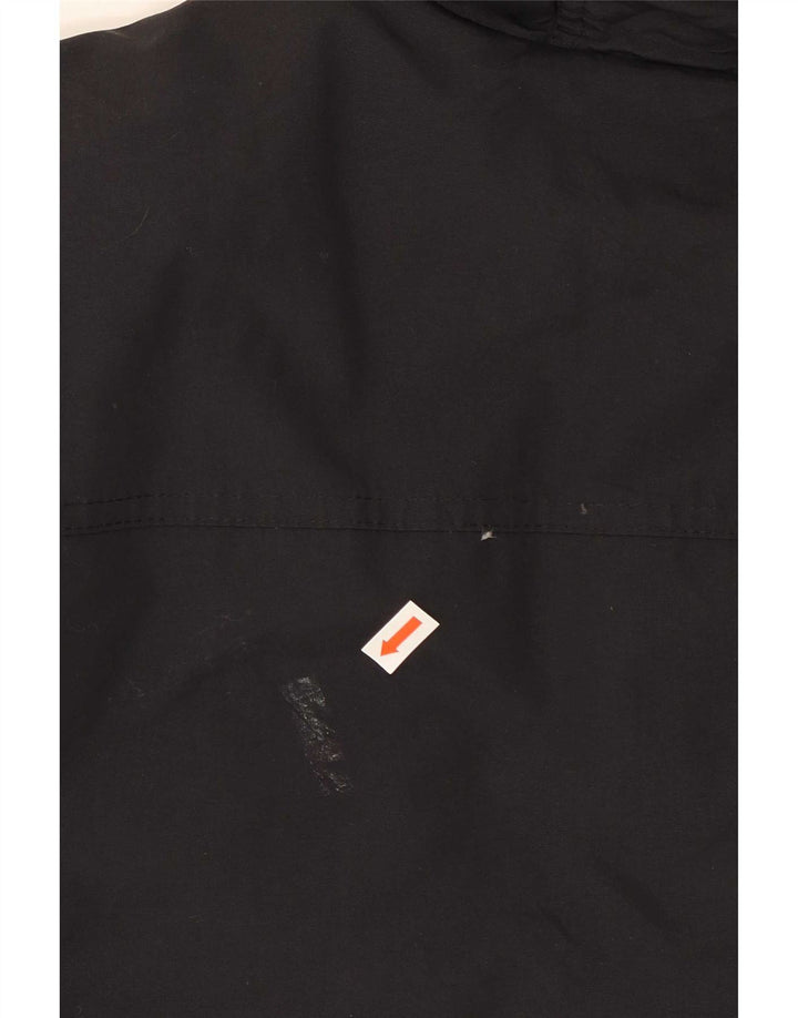 Jaqueta masculina acolchoada com capuz Lee UK 40 grande poliéster preto