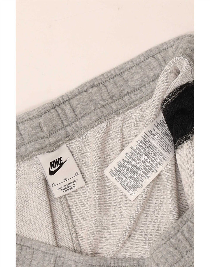 Shorts esportivos masculinos Nike XL cinza algodão