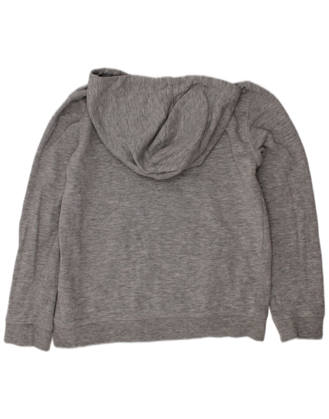 Suéter com capuz gráfico feminino GUESS 7-8 anos algodão cinza