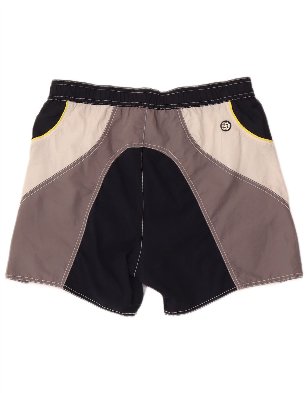 Calção de banho masculino gráfico Colmar IT 50 grande poliéster cinza colorblock