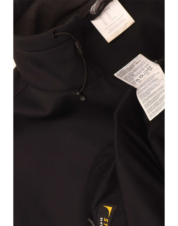 Jaqueta corta-vento masculina Jack Wolfskin Reino Unido 48 2XL poliéster preto