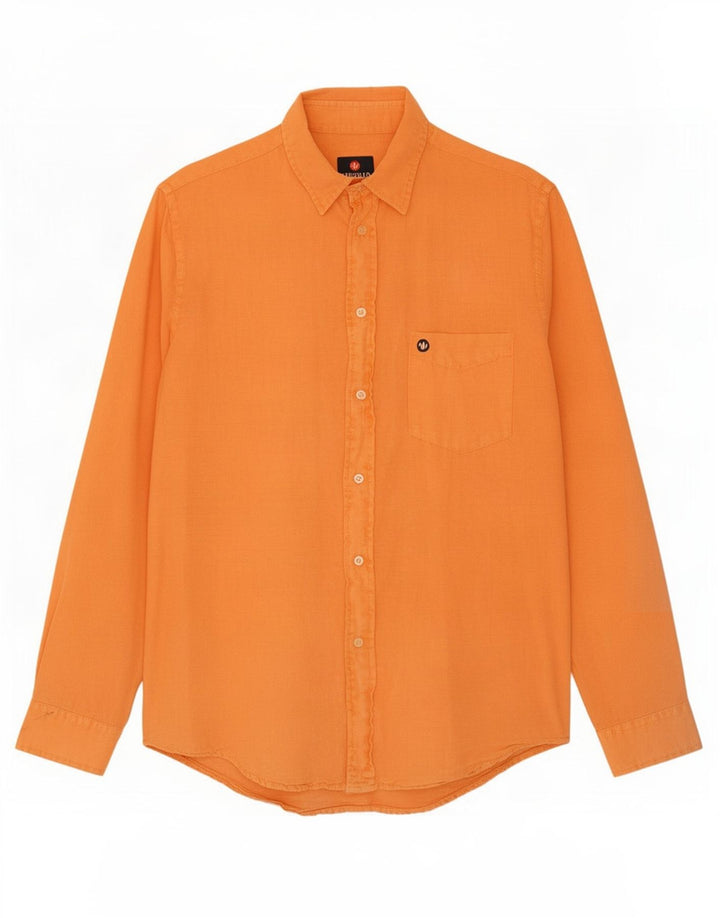 Camisa masculina Murphy & Nye XL laranja algodão