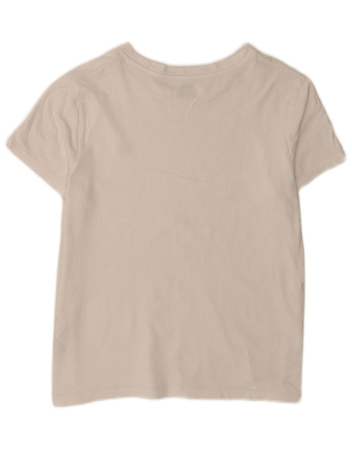 Camiseta feminina Levi's UK 12 algodão branco médio