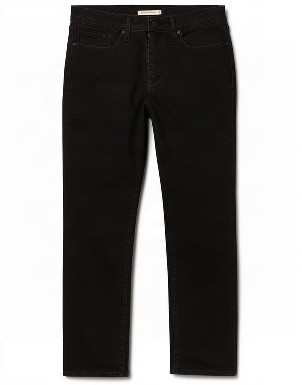 Levi's Womens 314 Shaping Straight Jeans W31 L30 Algodão Preto