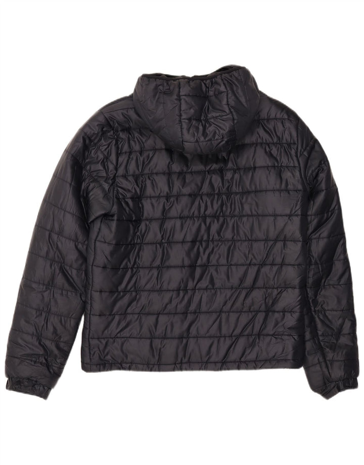 Jaqueta masculina acolchoada com capuz NORTH SAILS UK 38 nylon azul marinho médio