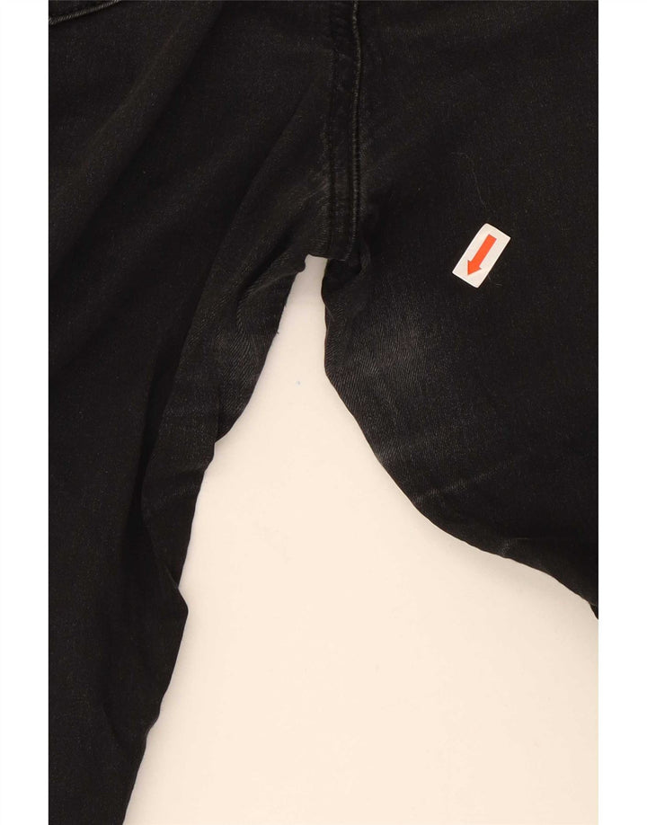 Calça jeans feminina Marks & Spencer UK 12 médio W30 L29 algodão preto