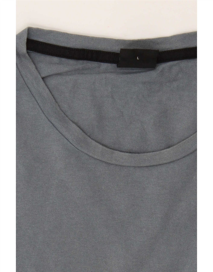 Camiseta masculina Hugo Boss grande azul
